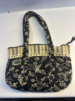 Quilted Keepers Embroidered H On it Purse