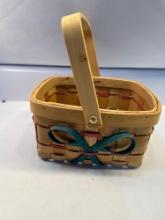 Decorative Wicker Basket With Handle