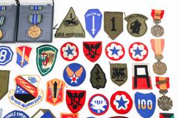 WWII - CURRENT US PURPLE HEART, PATCHES, & RIBBONS