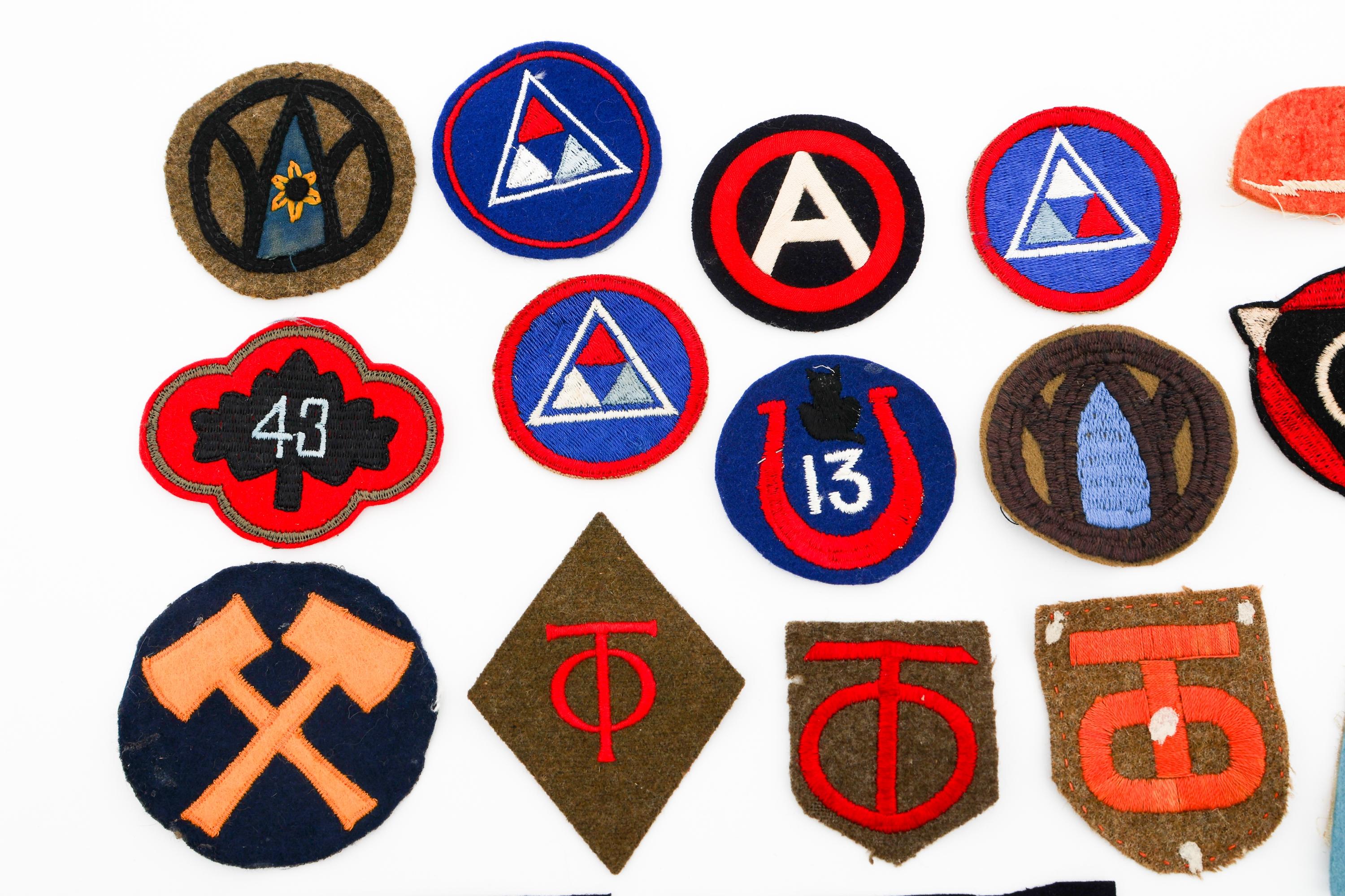 WWI - PRE WWII US ARMY INFANTRY & AERO PATCHES