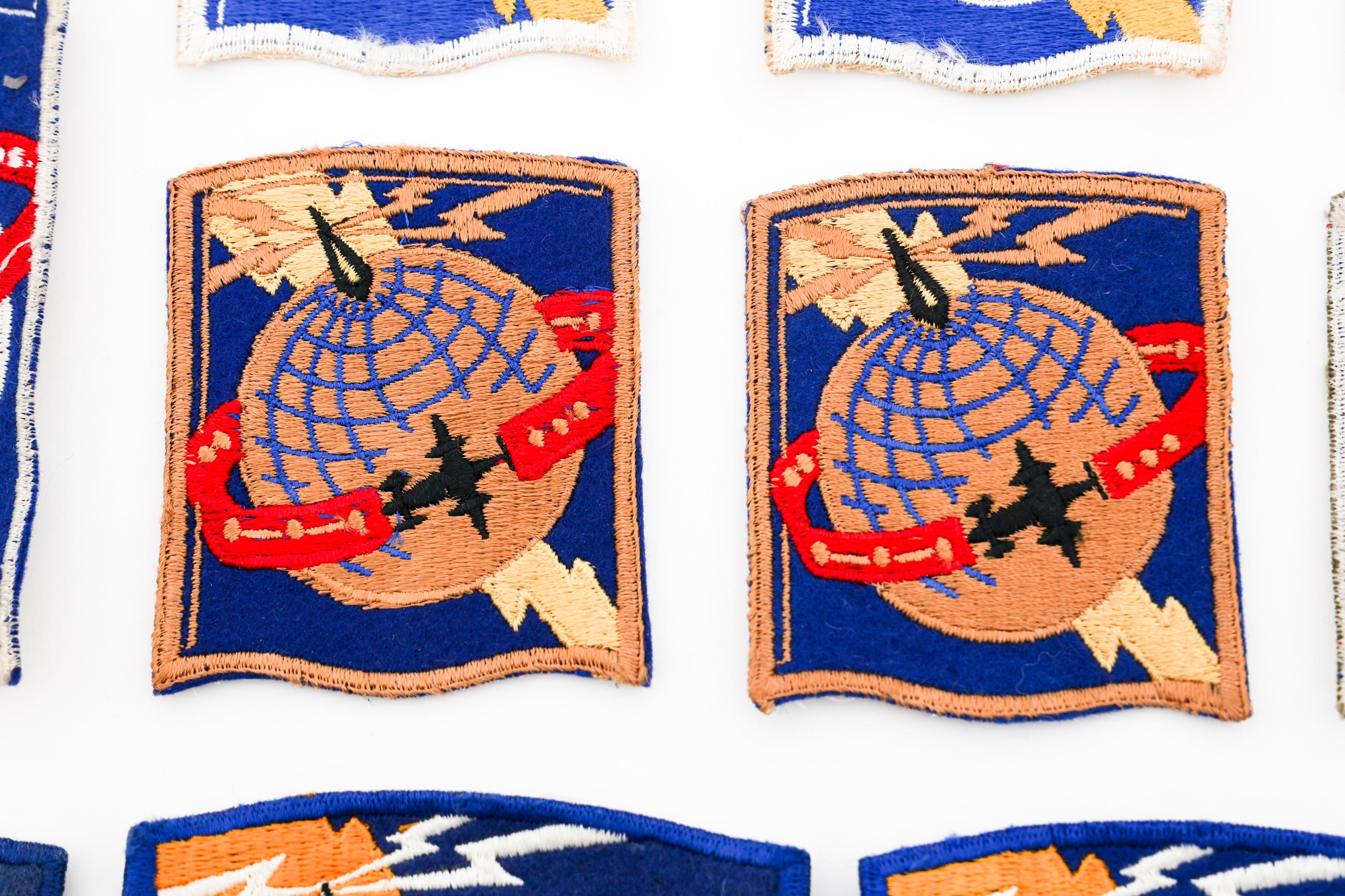 WWII - COLD WAR USAAF 2nd AACS MOBILE SQ PATCHES