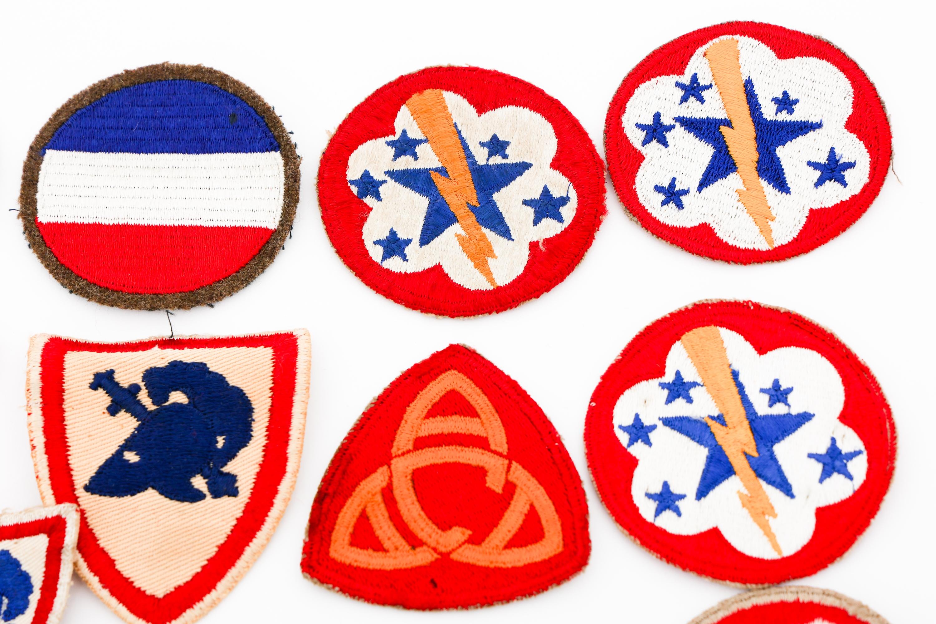 WWII - COLD WAR US ARMY COMMAND & SCHOOL PATCHES