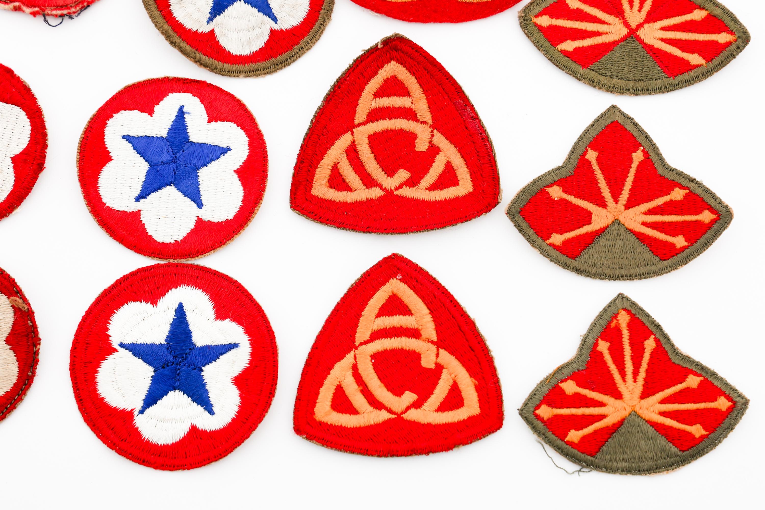 WWII - COLD WAR US ARMY COMMAND & SCHOOL PATCHES