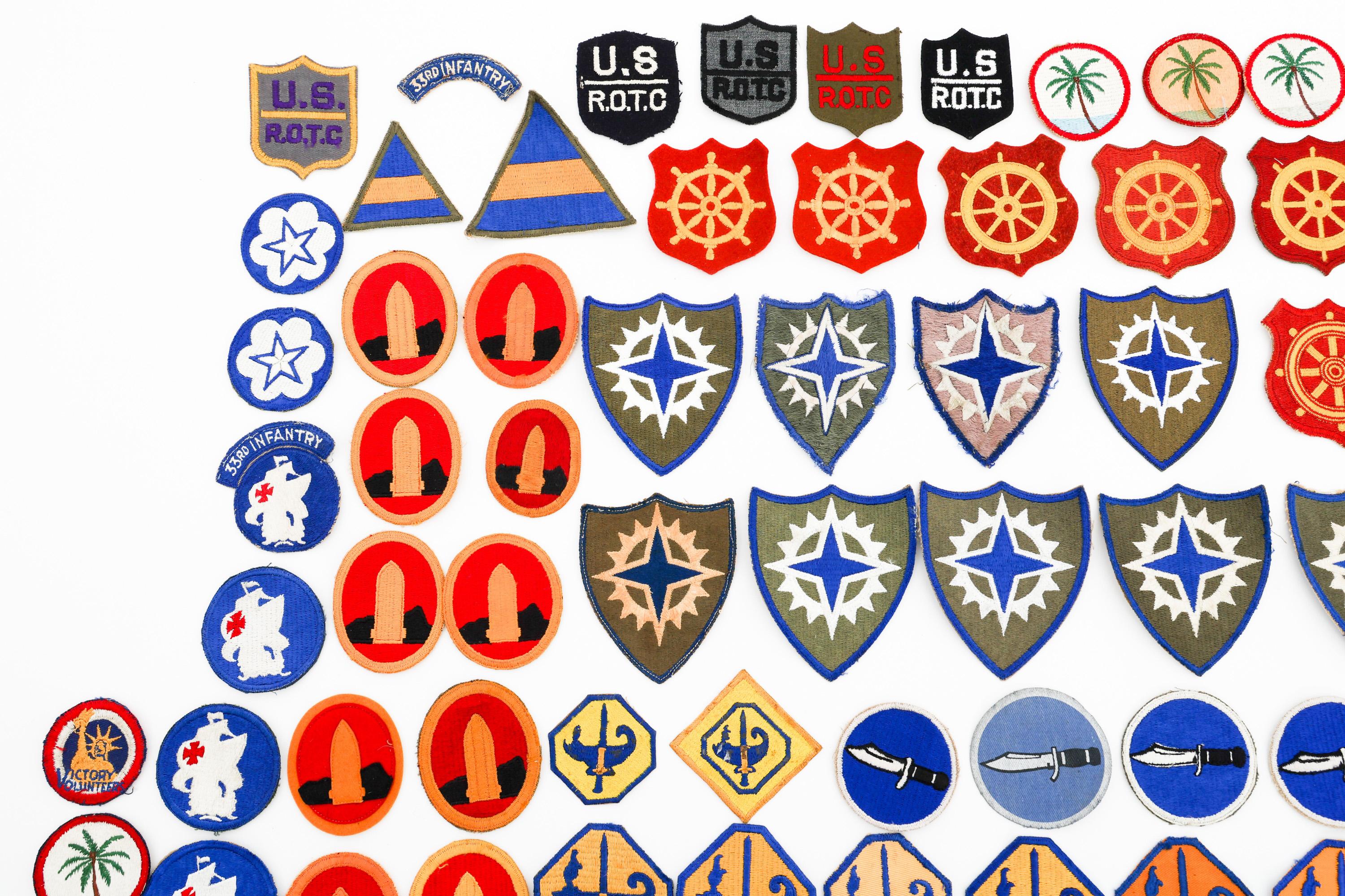 WWII - COLD WAR US ARMY KISKA & COMMAND PATCHES