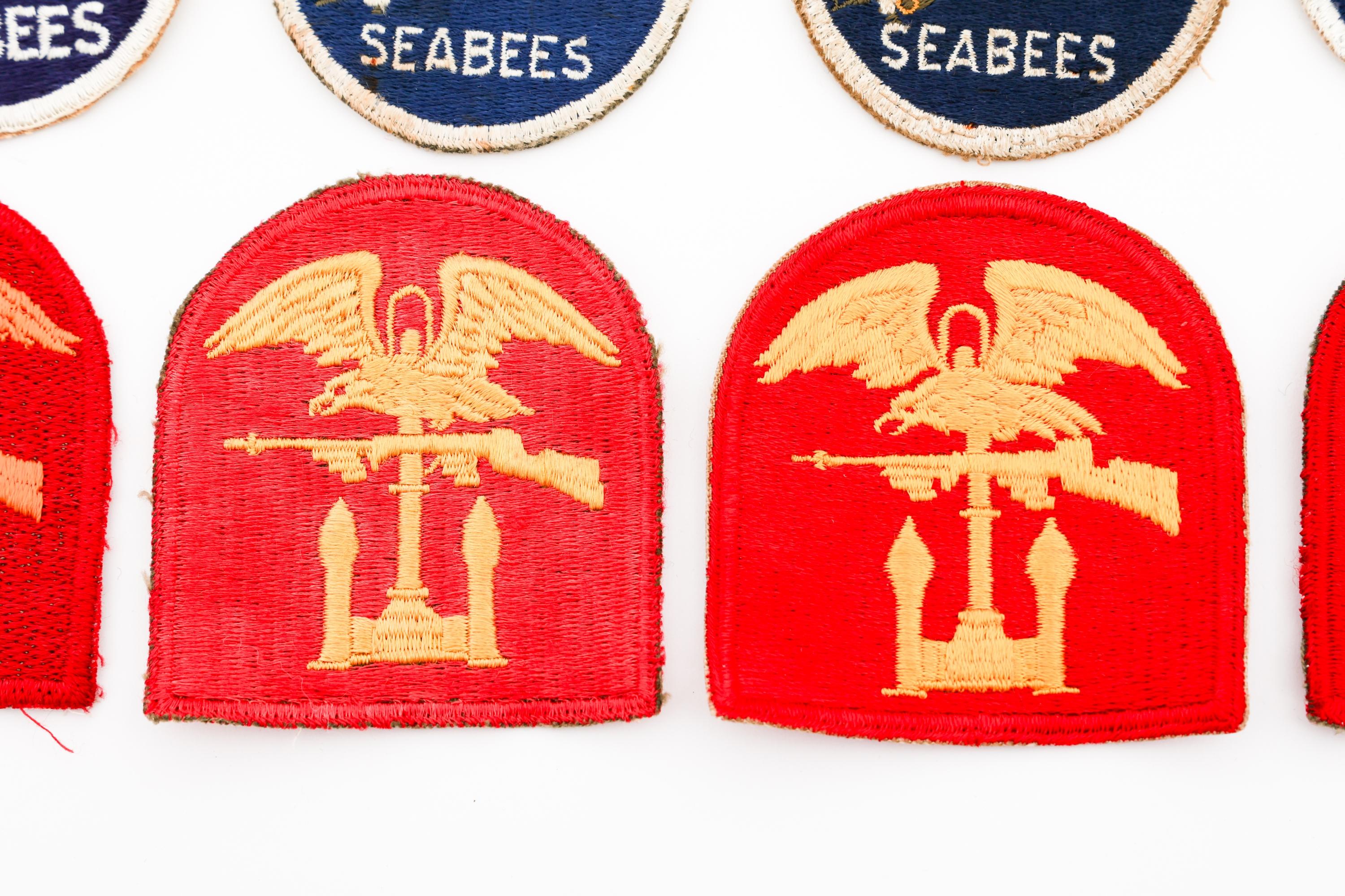 WWII USN, MERCHANT MARINE, & SWEETHEART PATCHES