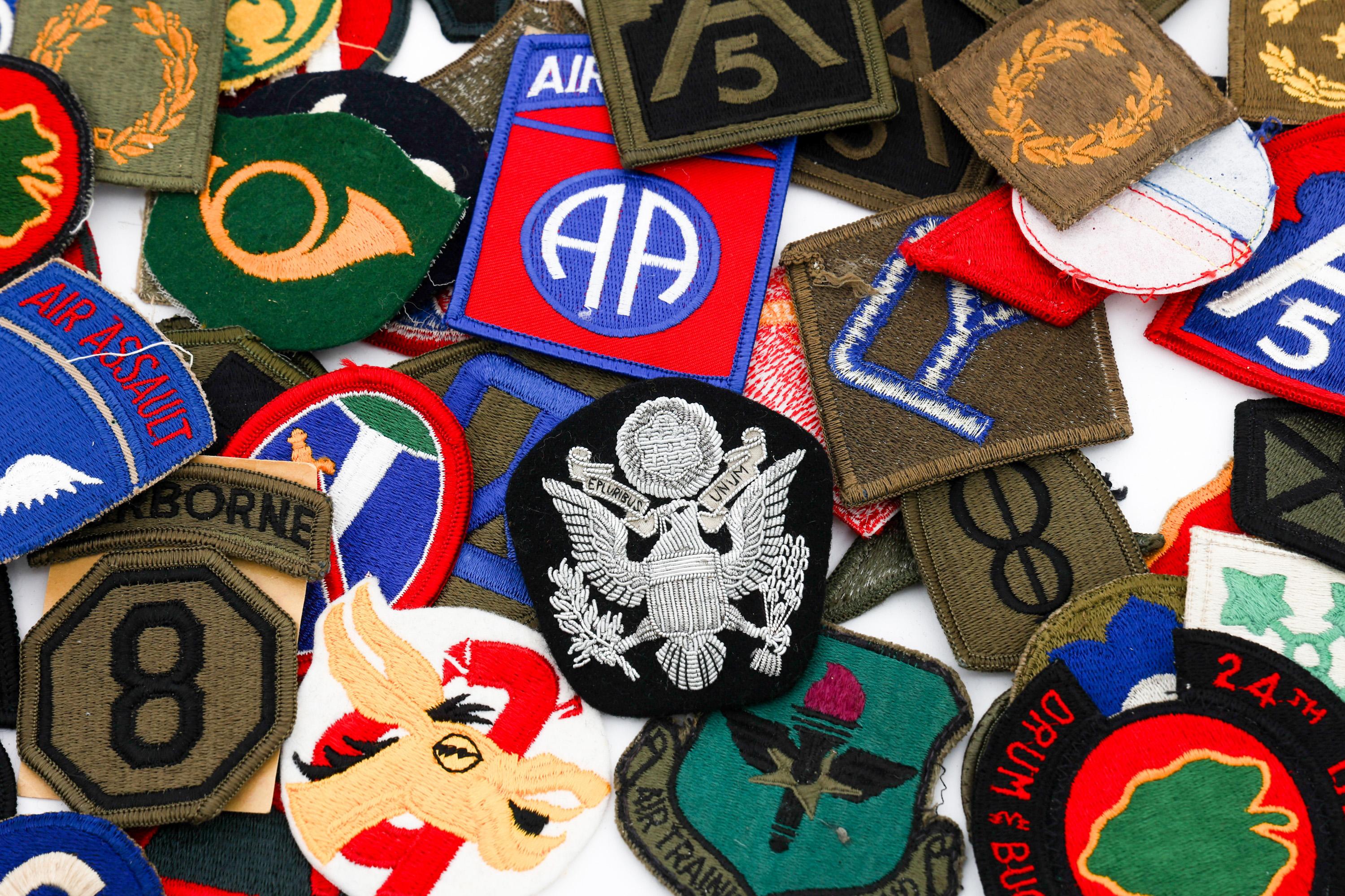 VIETNAM WAR - CURRENT US ARMED FORCES PATCHES
