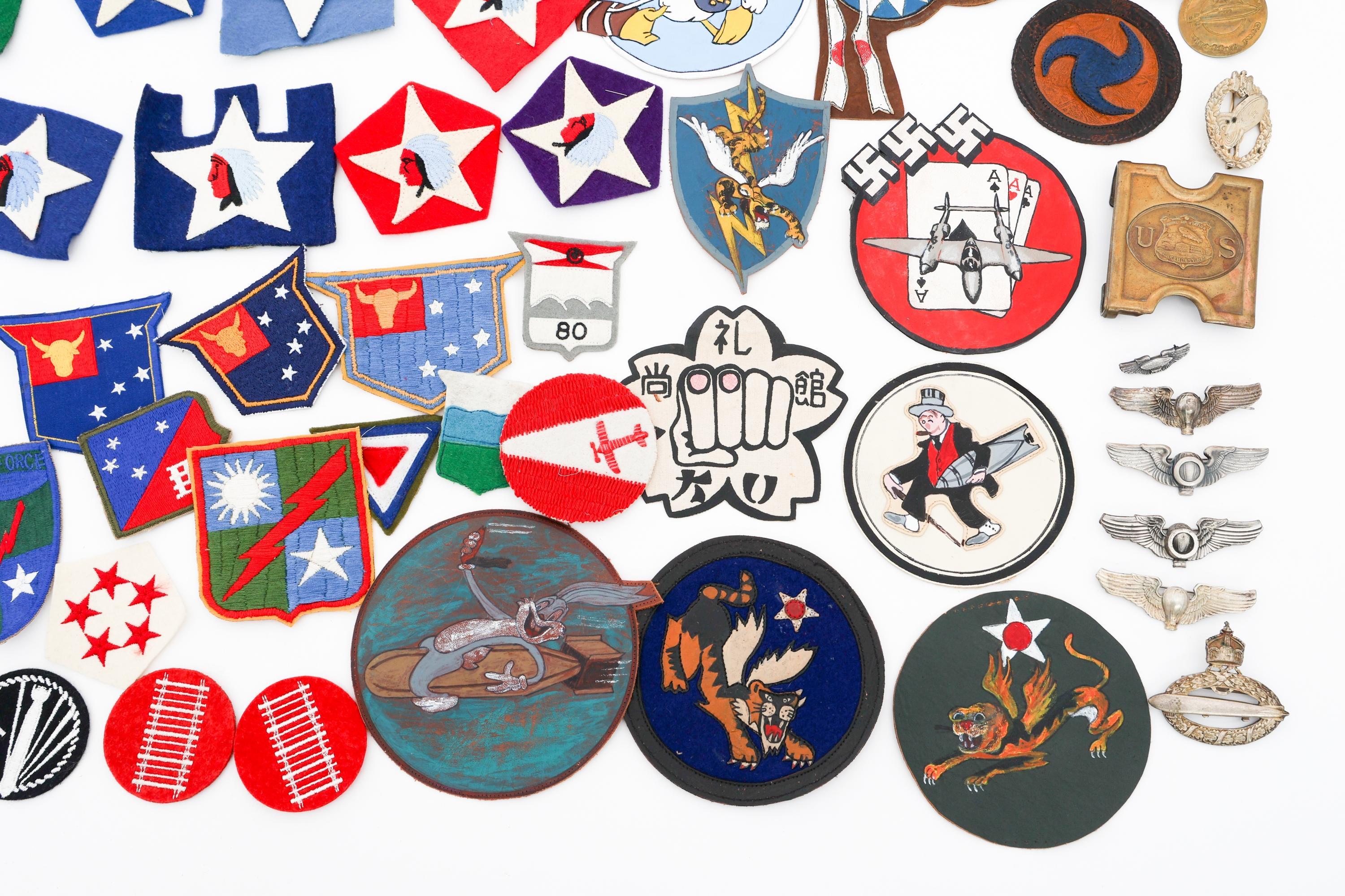 MODERN COPIES OF WWI - WWII US PATCHES