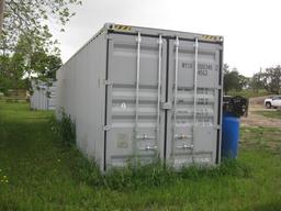 New 40' One Shipper Container with 2 Double Side Doors and End Door