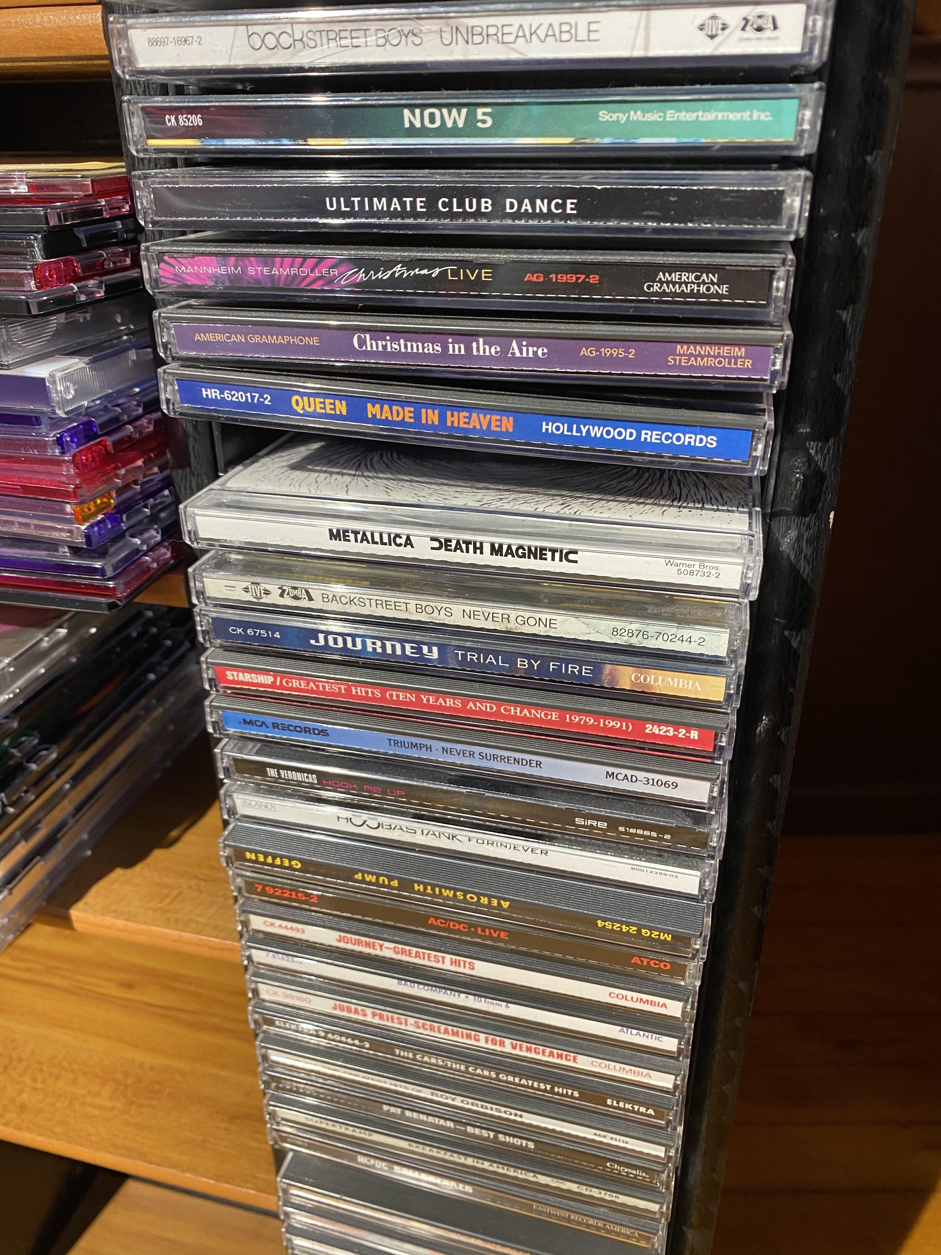 CD Rack with Contents