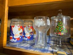 Kitchen Clean Out of Cabinets, Drawers and Island - Coca -Cola Glasses, Corelle, Pyrex China & More