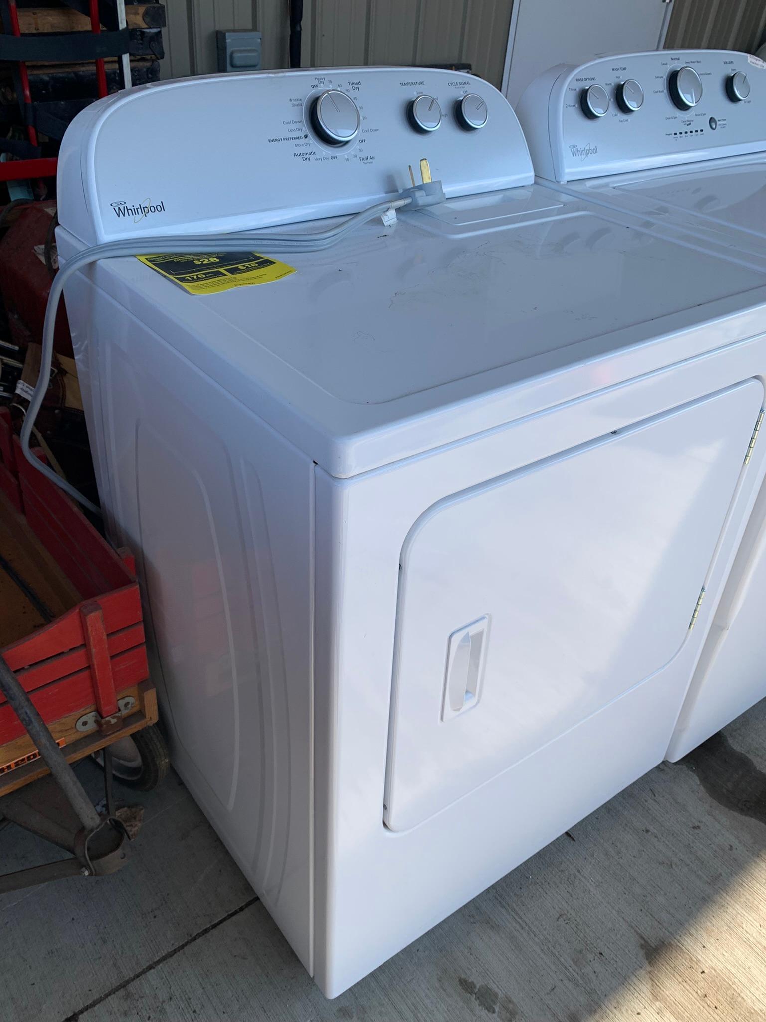 Whirlpool Washing Machine & Dryer