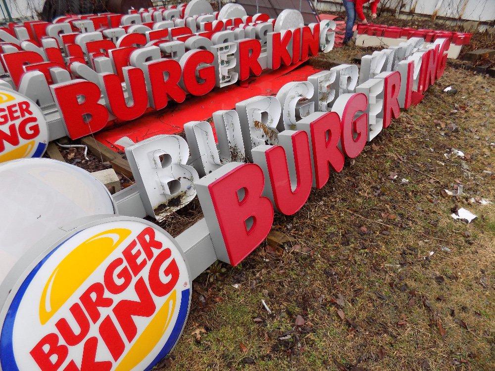 (2) Burger King Signs