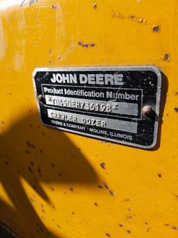 1987 John Deere 450E long track dozer, runs
