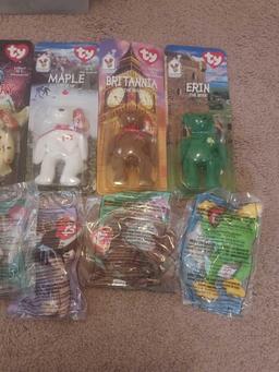 Assortment of McDonald's Toys & Ty Bears