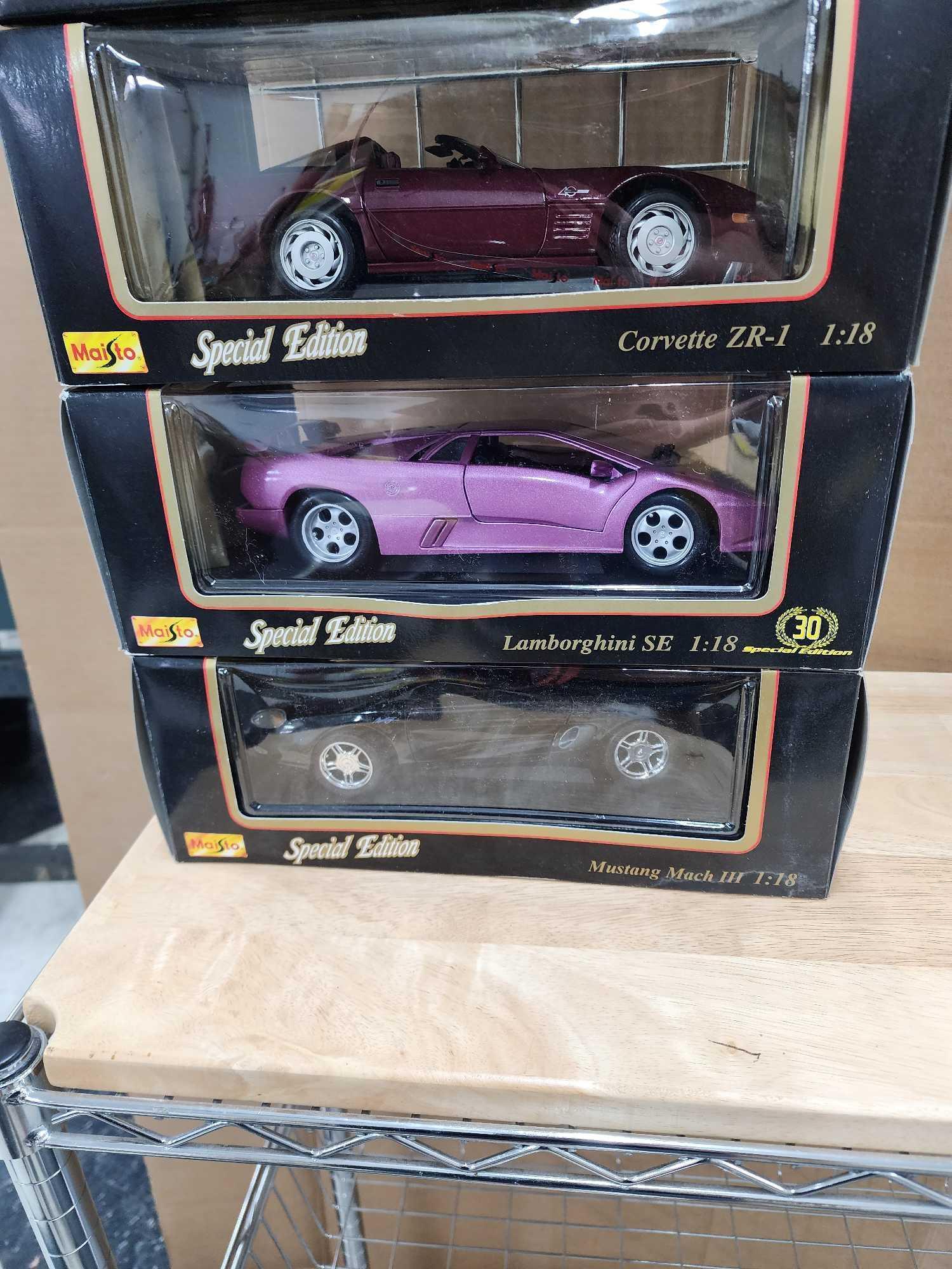 (8) Collectible Die Cast Cars in boxes