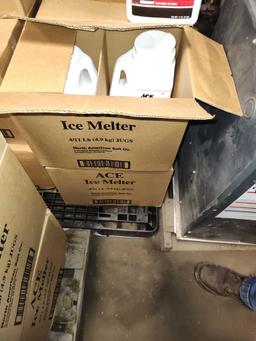 CE Ice Melter, 11 lb. shaker jugs. Lot of 24.
