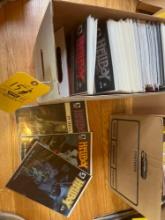 Box of Hellboy Comic books