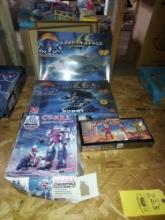 Assortment of Model Kits - Lost in Space, Go-Bots, Space Men & Women, & more