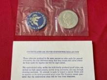 Uncirculated 40% Silver Eisenhower Dollar Coin
