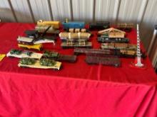 Large Assortment of Mixed Brands Of Train Cars