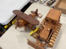 Wooden Plane - Wooden Dozer
