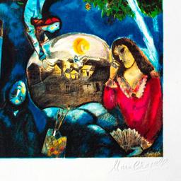Autour D'elle by Chagall (1887-1985)