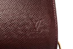 Louis Vuitton Burgundy Taiga Leather Baikal Clutch