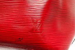 Louis Vuitton Red Epi Leather Noe GM Shoulder Bag