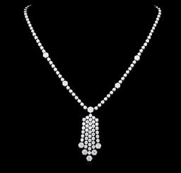 14KT White Gold 4.81 ctw Diamond Necklace