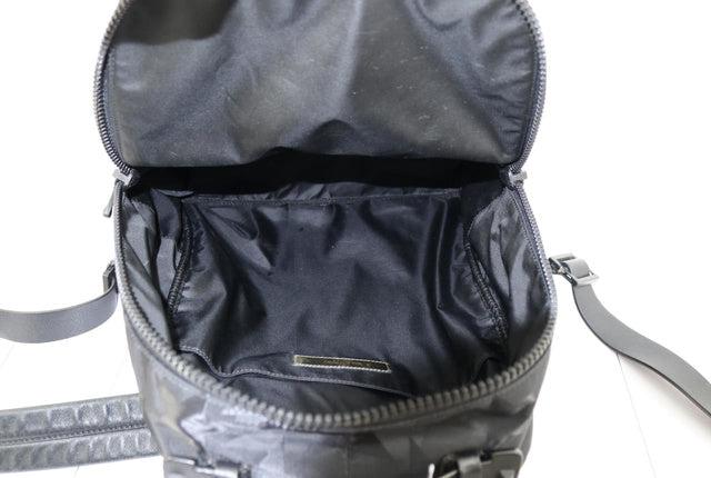 Valentino Black Nylon Camustars Backpack