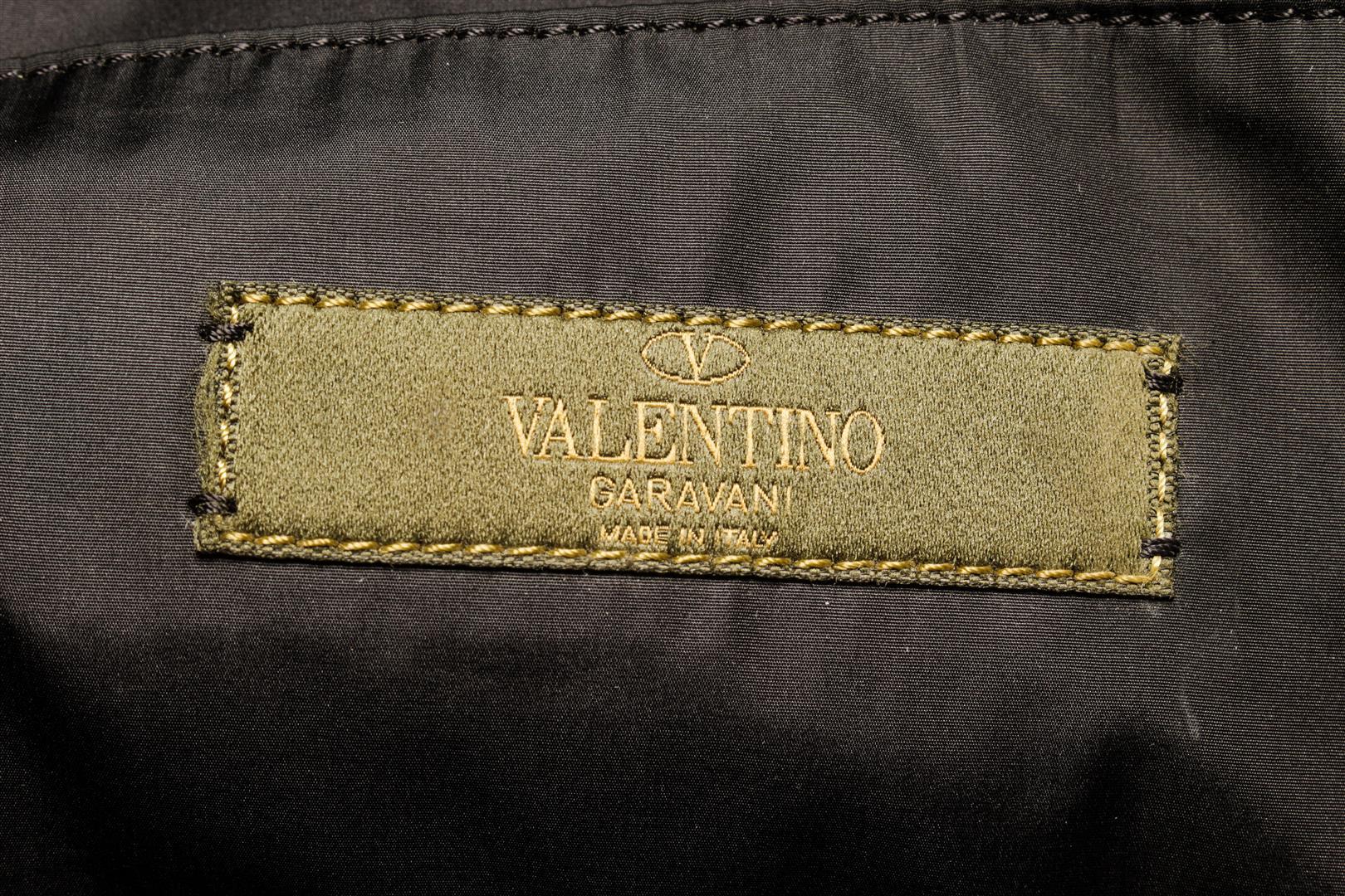 Valentino Black Nylon Camustars Backpack
