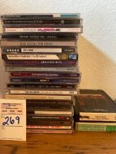 Cds and eight tracks