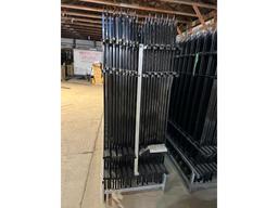 220' of 7' Tall Wrought Iron Fence Panels & Posts