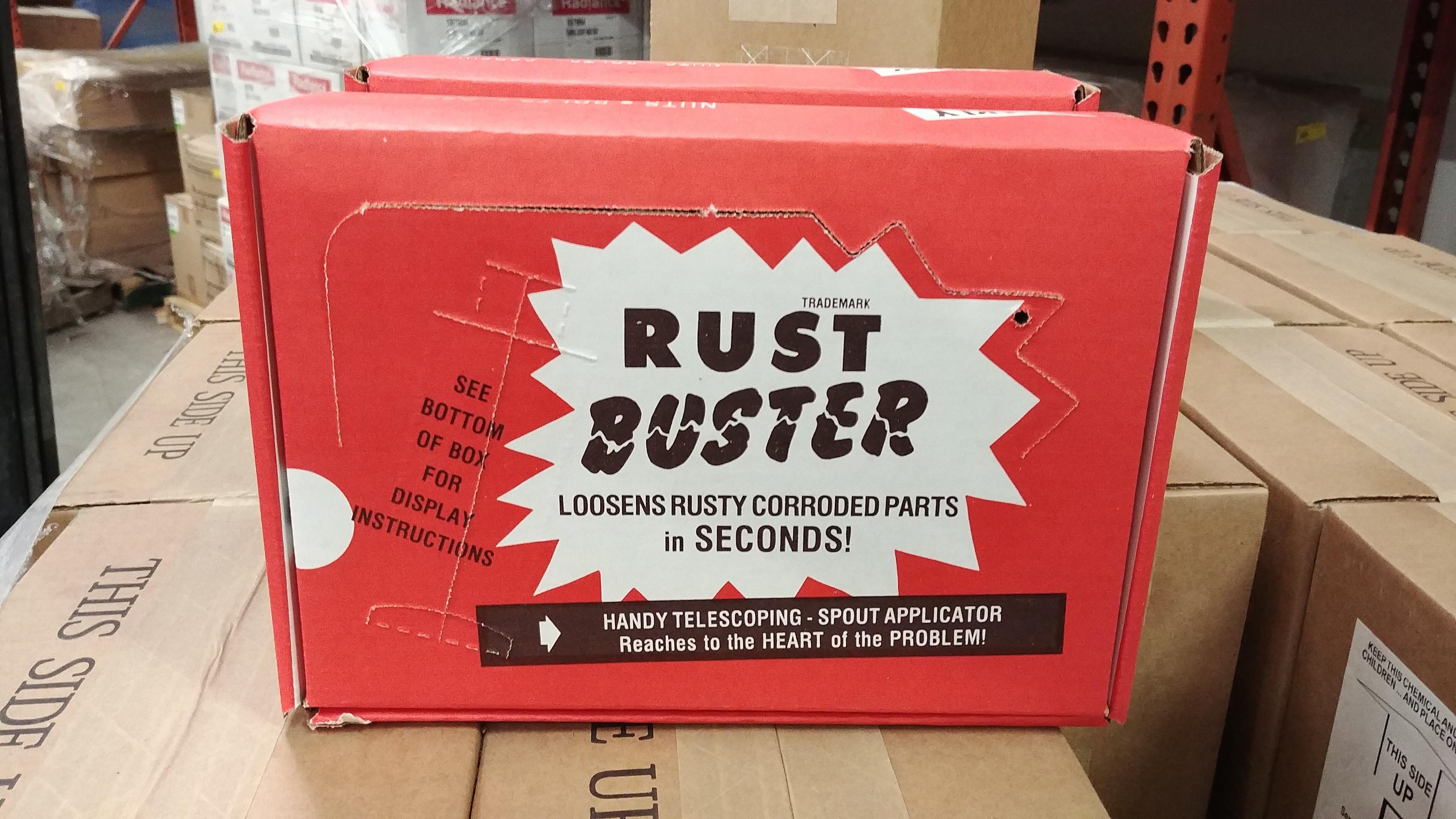 1 BOX OF 24 4OZ. BOTTLES OF LA-CO RUST BUSTER