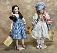 Two Franklin Heirloom Dolls