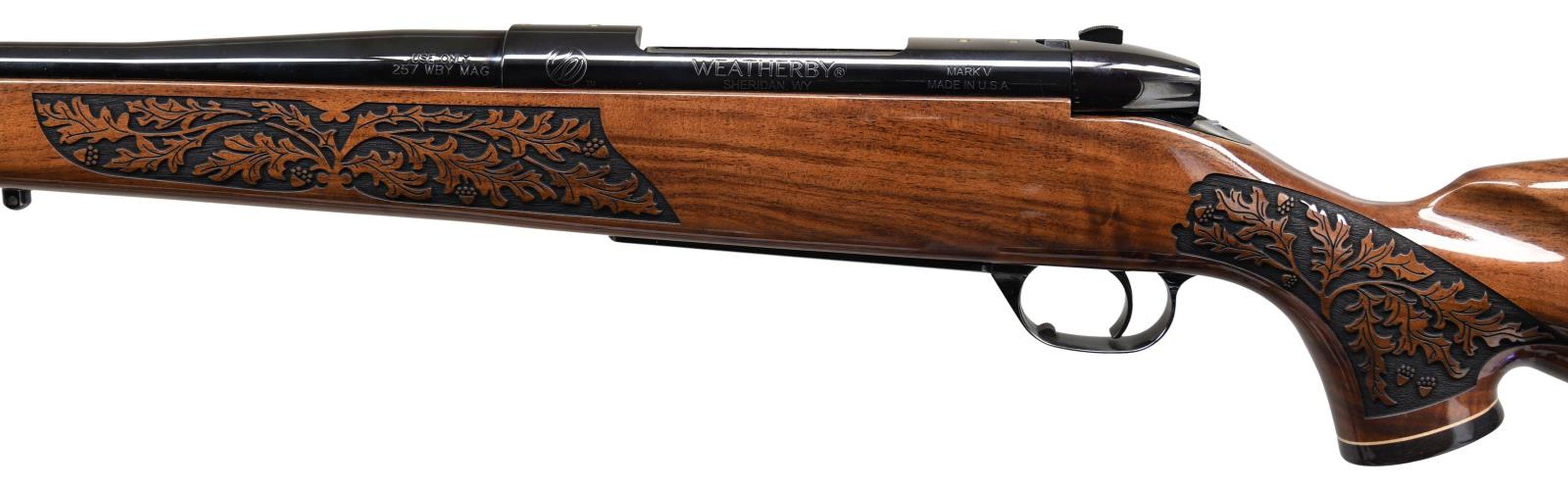 WEATHERBY MK V LAZERMARK BOLT ACTION RIFLE WITH