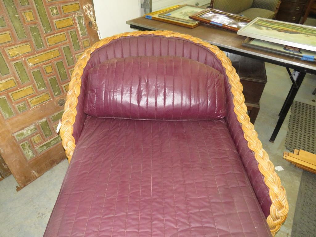 Rattan Chaise Lounge