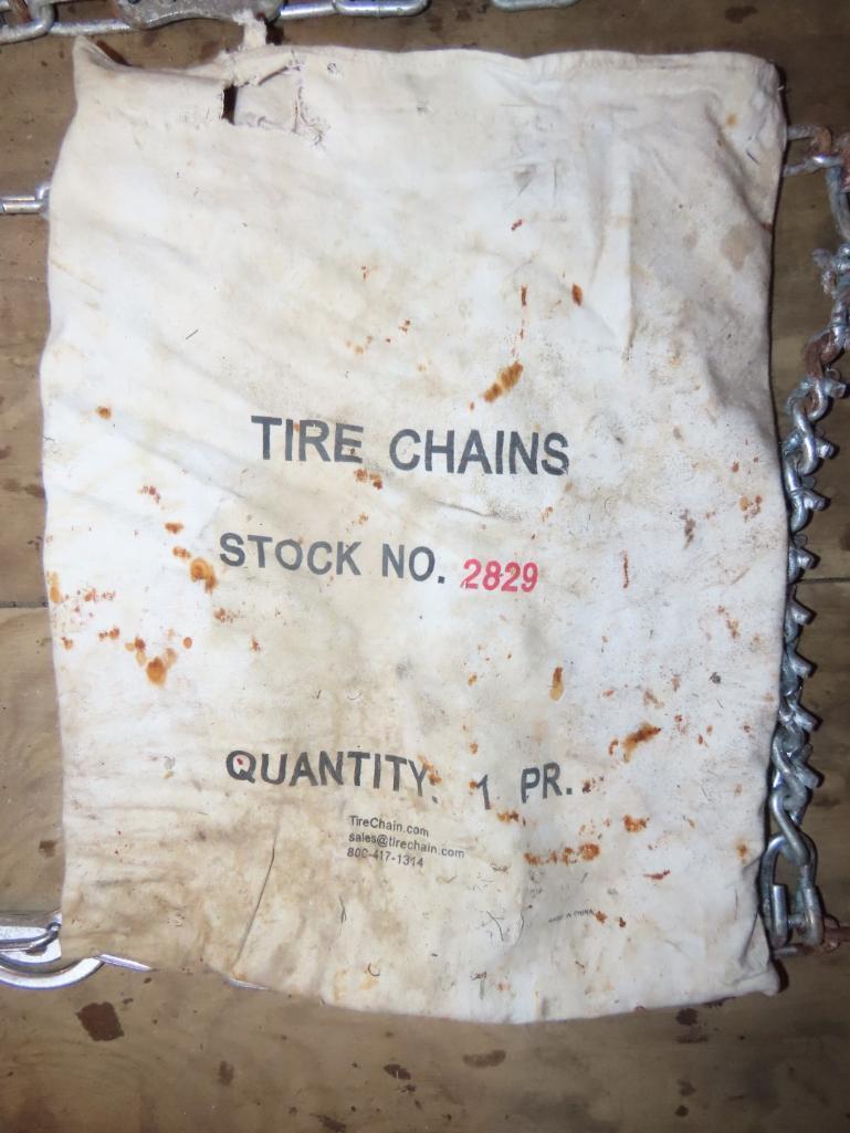 Pair of Ice Pick Tire Chains