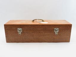 Mahogany Box with felt lining