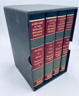 A History of the English-Speaking Peoples by WINSTON CHURCHIL (Four Volumes)