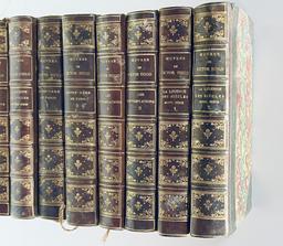 FIFTEEN Decorative VICTOR HUGO Volumes (1879)