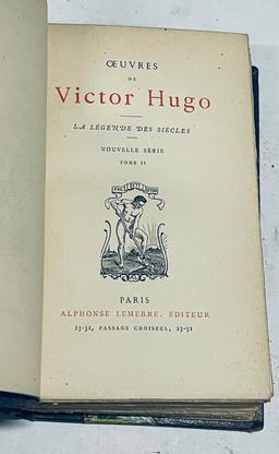 FIFTEEN Decorative VICTOR HUGO Volumes (1879)