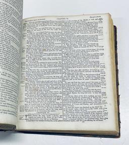 The HOLY BIBLE Containing Old and New Testaments (1829) with Genealogy