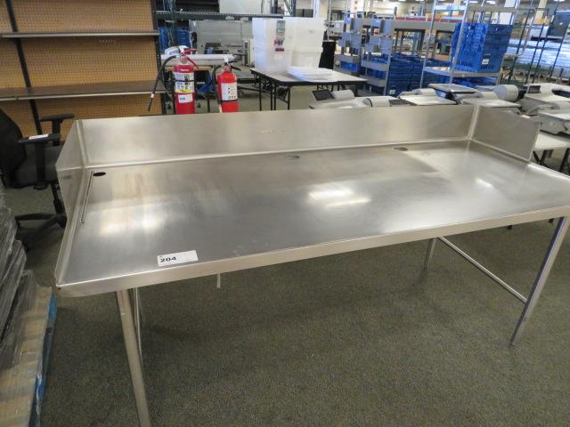 STAINLESS STEEL TABLE - 34IN DEEP