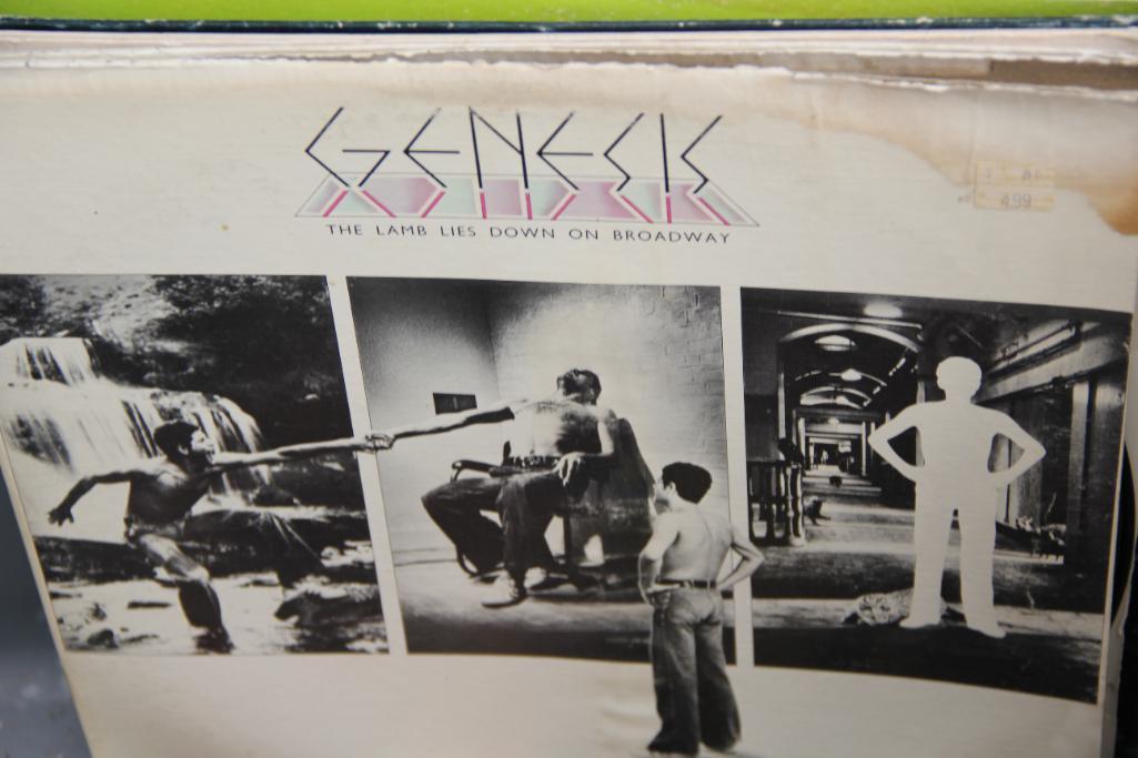 Approximately 42 Vinyl Records Including Genesis, Steely Dan, Cat Stevens, and More