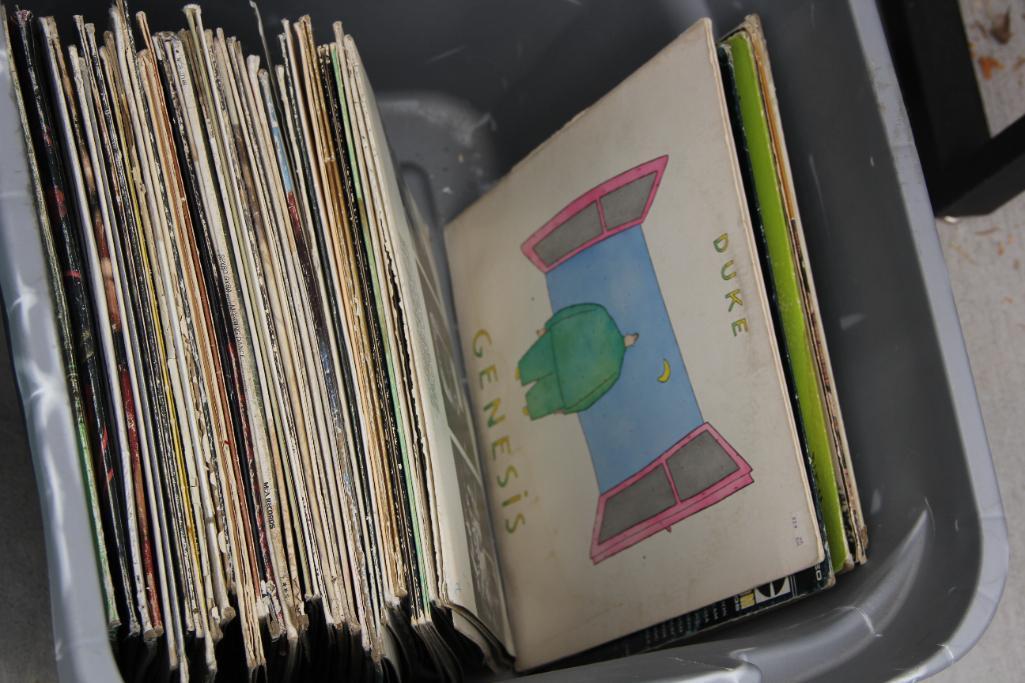 Approximately 42 Vinyl Records Including Genesis, Steely Dan, Cat Stevens, and More