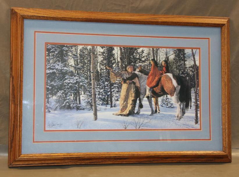 Signed and Numbered Craig Tennant Print, "The Four Directions"