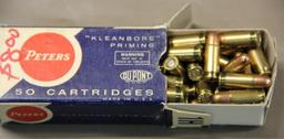 Box of 44 Cartridges Peters 25 Automatic Ammunition