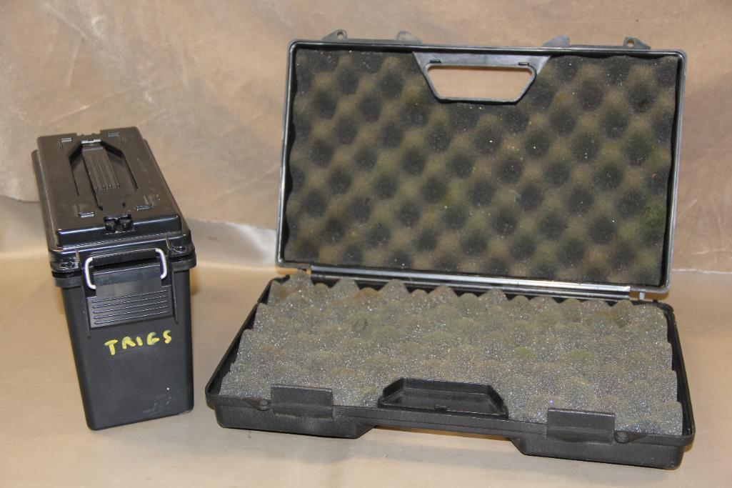 Berry's Poly Ammo Can and Intratec Foam-Lined Handgun Case