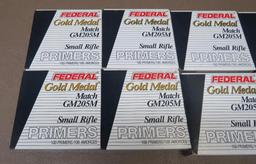 Federal Premium Gold Medal Match GM205M Small Rifle Primers NO SHIPPING